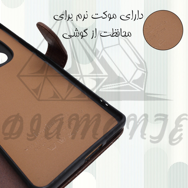 کیف کلاسوری دیامانته مدل Mokety Rd مناسب برای گوشی موبایل سامسونگ Galaxy A70 به همراه بندآویز