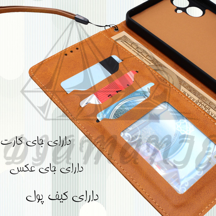 کیف کلاسوری دیامانته مدل Mokety Rd مناسب برای گوشی موبایل سامسونگ Galaxy A70 به همراه بندآویز