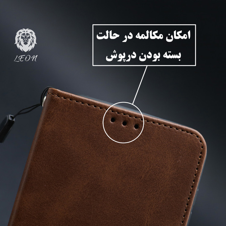 کیف کلاسوری لئون مدل Band Yo مناسب برای گوشی موبایل شیائومی Redmi 15C به همراه بندآویز