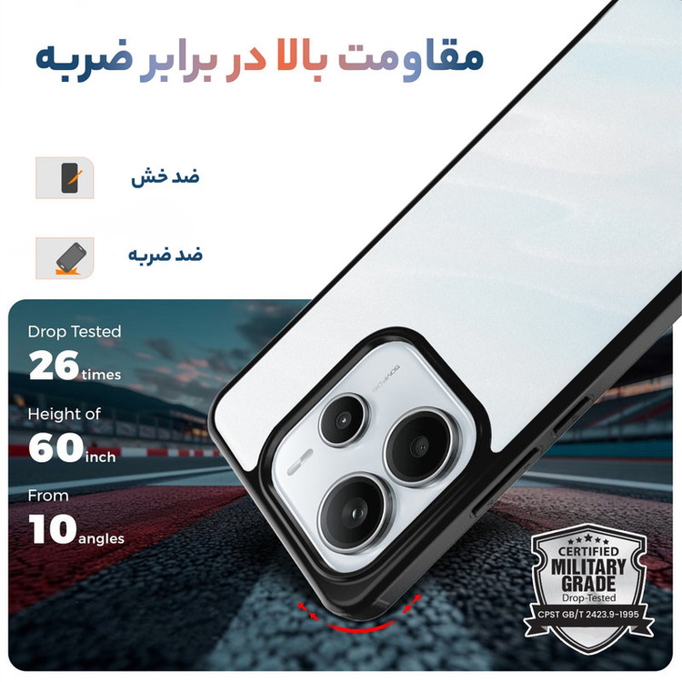کاور سامورایی مدل Specter مناسب برای گوشی موبایل شیائومی Redmi Note 14 4G