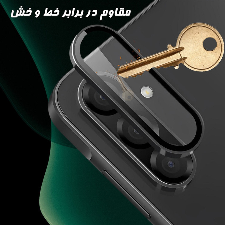 کاور گوف مدل Full Protect مناسب برای گوشی موبایل سامسونگ Galaxy A56 به همراه محافظ لنز دوربین