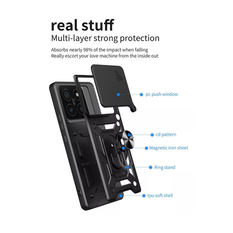 کاور اسپارتان مدل Defender Armor Apple Strap مناسب برای گوشی موبایل شیائومی 14T Pro به همراه بندآویز