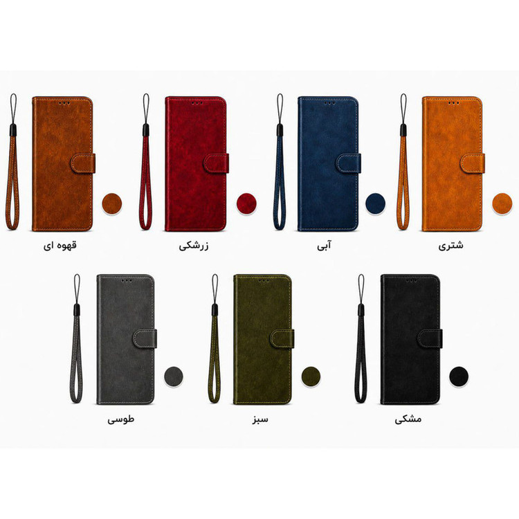 کیف کلاسوری گاردتک مدل Flip cover strap مناسب برای گوشی موبایل شیائومی Redmi Note 15 4G به همراه بند