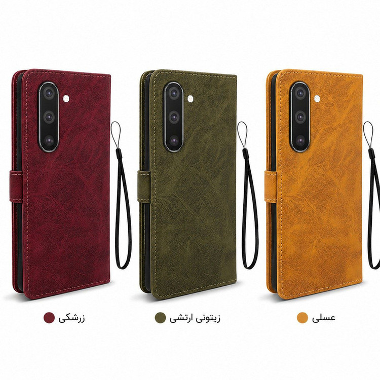 کیف کلاسوری گاردتک مدل Flip cover strap مناسب برای گوشی موبایل سامسونگ Galaxy A17 به همراه بند