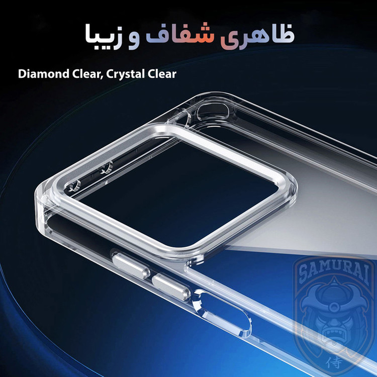 کاور سامورایی مدل Crystal Shield مناسب برای گوشی موبایل آنر X6b / آنر X5b