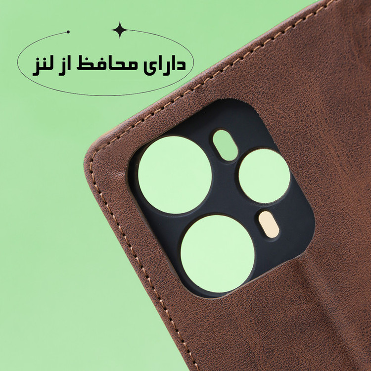 کیف کلاسوری دیامانته مدل Scusa Rd مناسب برای گوشی موبایل شیائومی Redmi Note 11 SE به همراه بند آویز