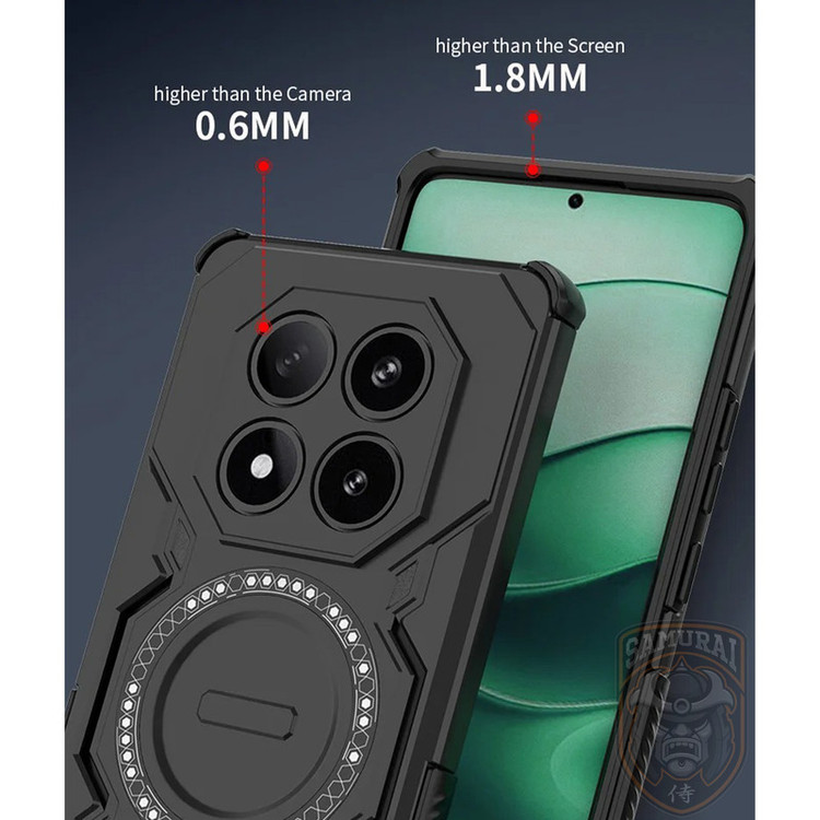 کاور سامورایی مدل Hunter مناسب برای گوشی موبایل شیائومی Redmi Note 14 Pro 4G