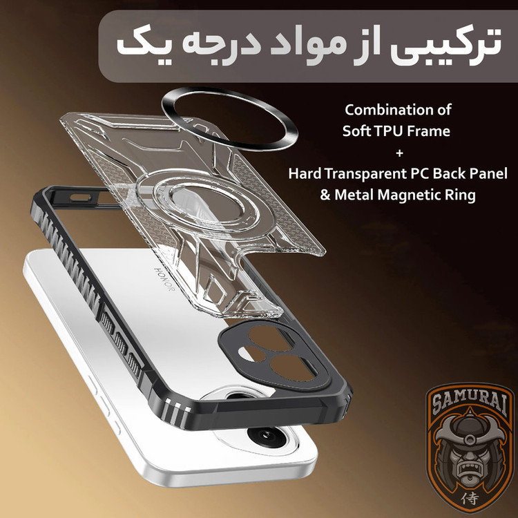 کاور سامورایی مدل Shocksafe مناسب برای گوشی موبایل آنر 400 Pro