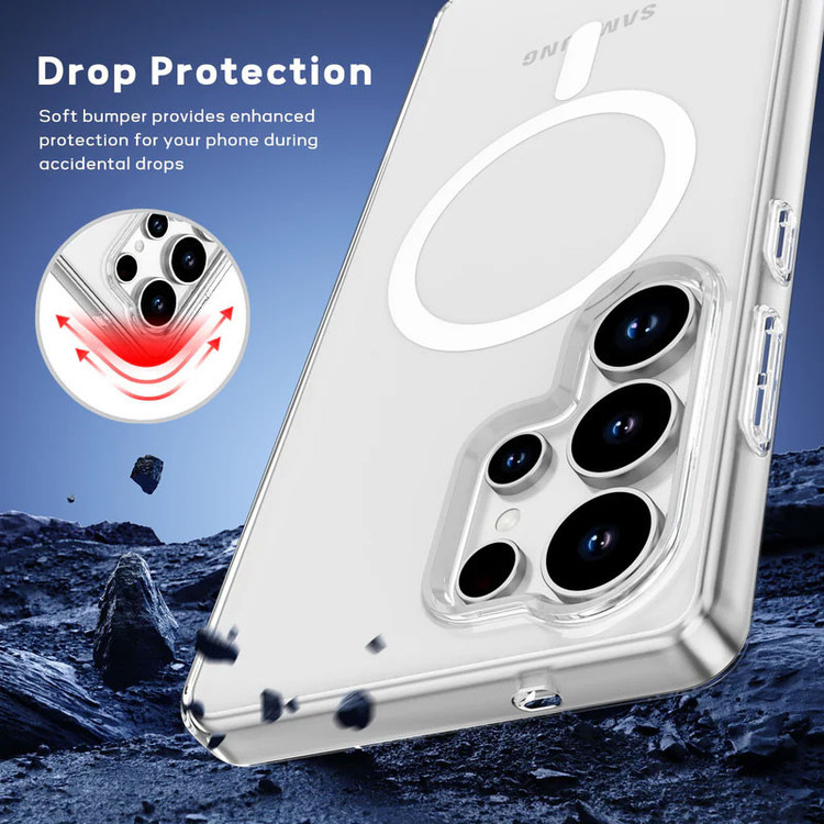 کاور مسیر مدل Totally Protect مناسب برای گوشی موبایل سامسونگ Galaxy S25 Ultra به همراه محافظ صفحه نمایش و محافظ لنز