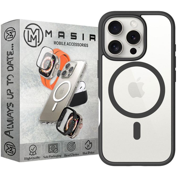 کاور مسیر مدل Silicone Magnetic Magsafe مناسب برای گوشی موبایل اپل Iphone 16 Pro Max