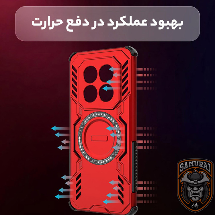 کاور سامورایی مدل Hunter مناسب برای گوشی موبایل شیائومی Redmi Note 15 Pro 4G