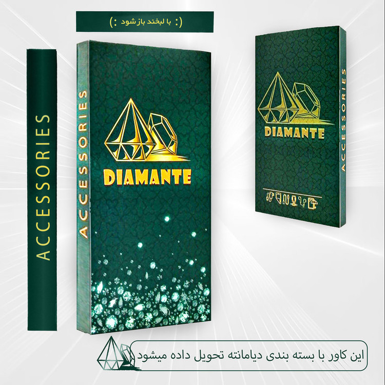 کیف کلاسوری دیامانته مدل Mek Gn مناسب برای گوشی موبایل آنر X6B به همراه بند آویز