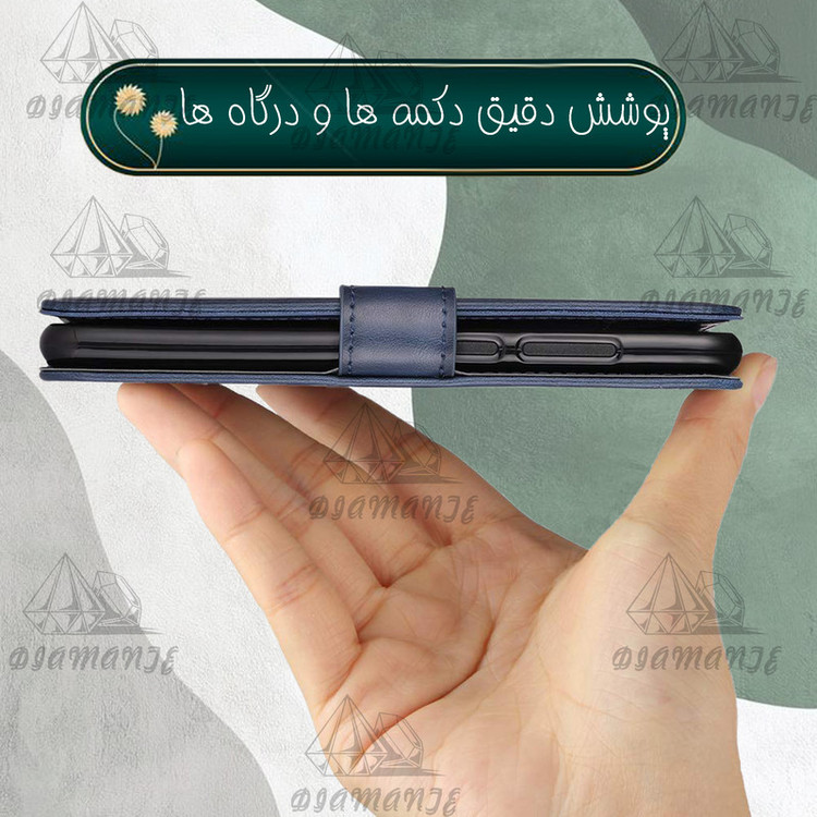 کیف کلاسوری دیامانته مدل Mek Gn مناسب برای گوشی موبایل آنر X6B به همراه بند آویز
