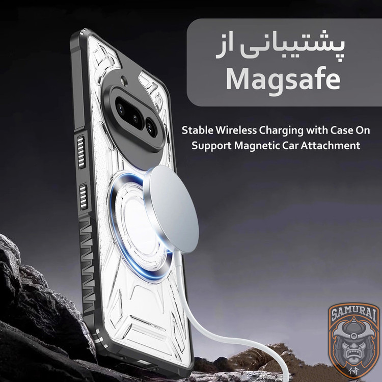 کاور سامورایی مدل Shocksafe مناسب برای گوشی موبایل ناتینگ Phone 3a