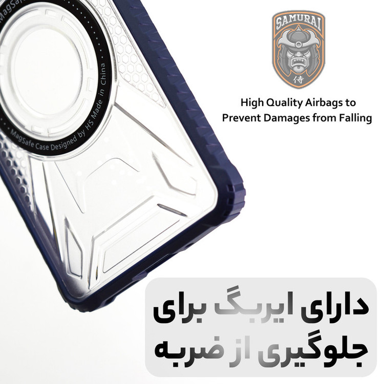 کاور سامورایی مدل Shocksafe مناسب برای گوشی موبایل ناتینگ Phone 3a