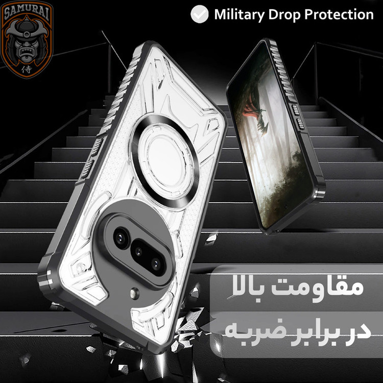 کاور سامورایی مدل Shocksafe مناسب برای گوشی موبایل ناتینگ Phone 3a