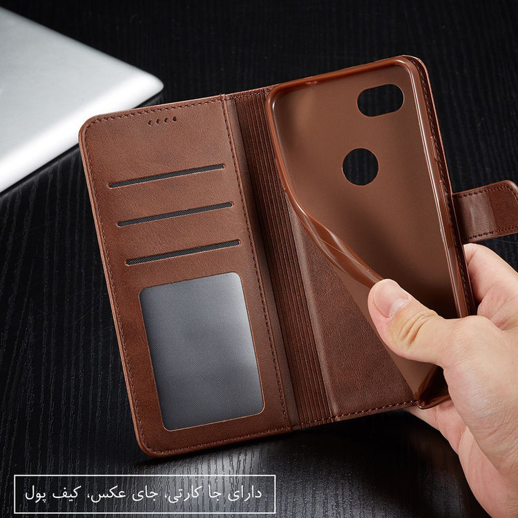کیف کلاسوری لئون مدل Nezhad Oro مناسب برای گوشی موبایل اپل iPhone 8
