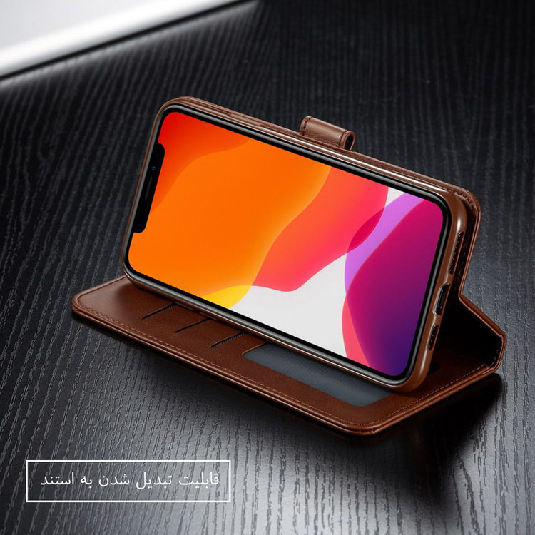 کیف کلاسوری لئون مدل Nezhad Oro مناسب برای گوشی موبایل اپل iPhone 8