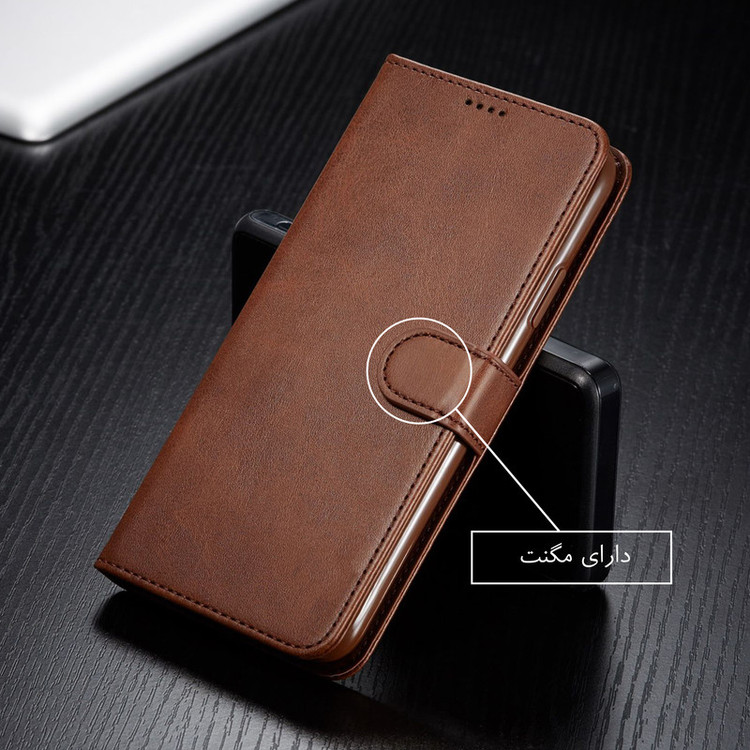 کیف کلاسوری لئون مدل Nezhad Oro مناسب برای گوشی موبایل اپل iPhone 8