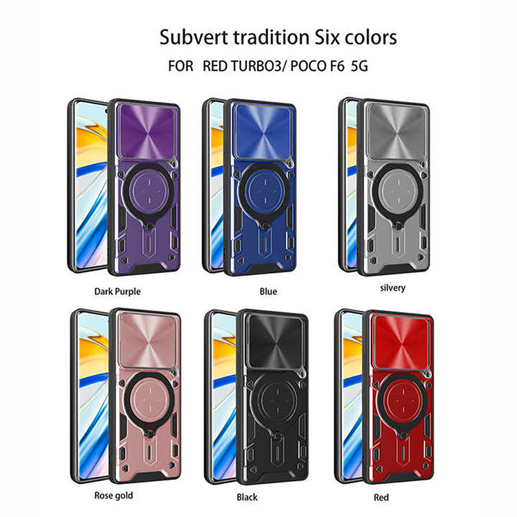 کاور اسپارتان مدل Magnet Ring Strap مناسب برای گوشی موبایل شیائومی Poco F6 5G / Redmi Turbo 3 به همراه بند آویز