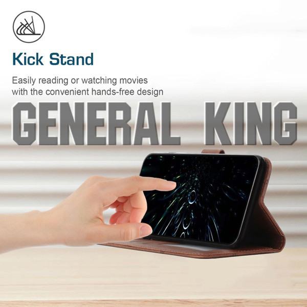 کیف کلاسوری ژنرال کینگ مدل YB-MGC21 مناسب برای گوشی موبایل هوآوی Y6 Prime 2019 / Y6S / آنر 8A به همراه بند آویز
