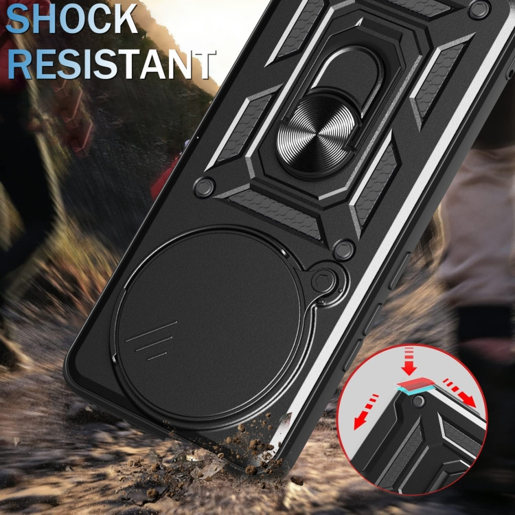 کاور اسپارتان مدل Defender Armor مناسب برای گوشی موبایل شیائومی Redmi Note 14 Pro Plus به همراه بندآویز و پاپ سوکت