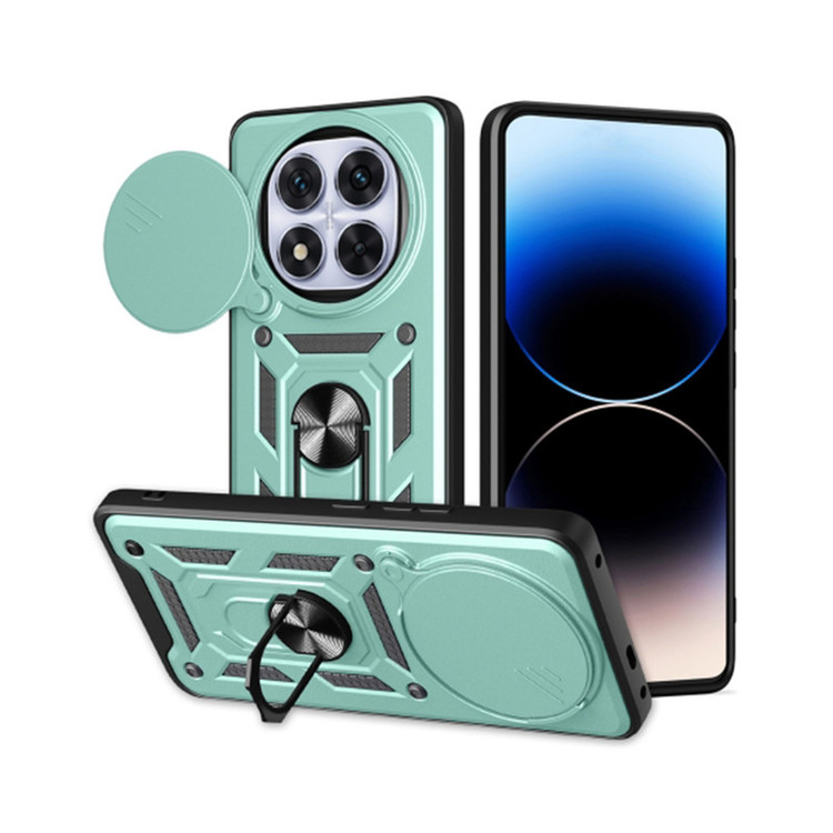 کاور اسپارتان مدل Defender Armor مناسب برای گوشی موبایل شیائومی Redmi Note 14 Pro Plus به همراه بندآویز و پاپ سوکت