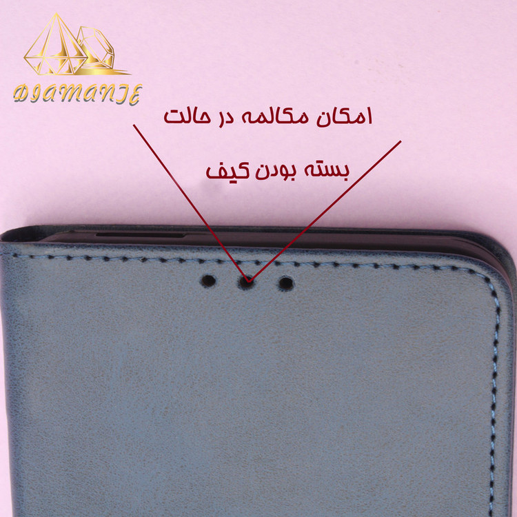 کیف کلاسوری دیامانته مدل Bandaviz Rd مناسب برای گوشی موبایل شیائومی Redmi Note 14 Pro 4G به همراه بند آویز