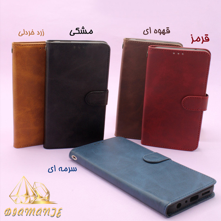 کیف کلاسوری دیامانته مدل Bandaviz Rd مناسب برای گوشی موبایل شیائومی Redmi Note 14 Pro 4G به همراه بند آویز
