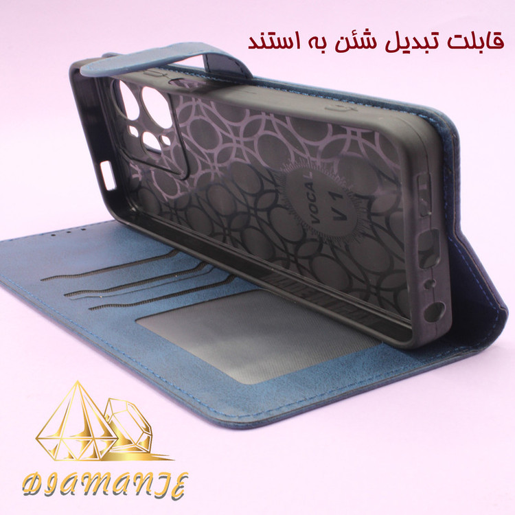 کیف کلاسوری دیامانته مدل Bandaviz Rd مناسب برای گوشی موبایل شیائومی Redmi Note 14 Pro 4G به همراه بند آویز