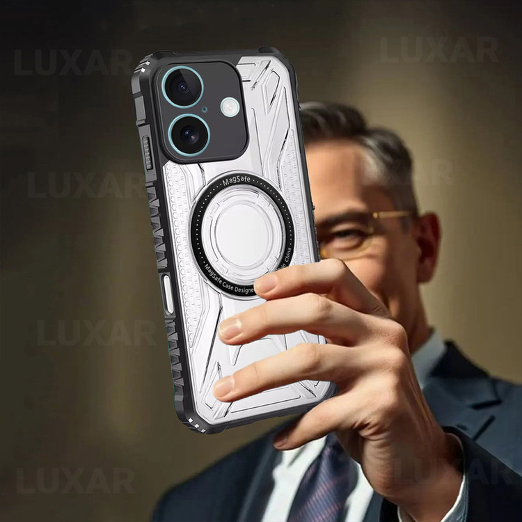 کاور لوکسار مدل IP17 _Luxmag مناسب برای گوشی موبایل اپل iPhone 17
