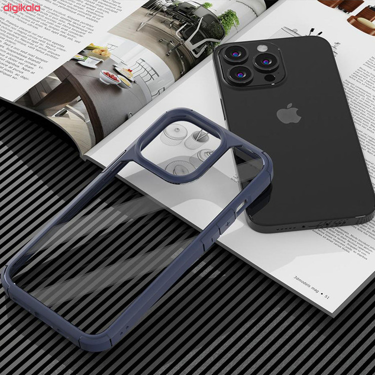 کاور آیرون من مدل SPG مناسب برای گوشی موبایل اپل iPhone 15 PROMAX به همراه قلم لمسی