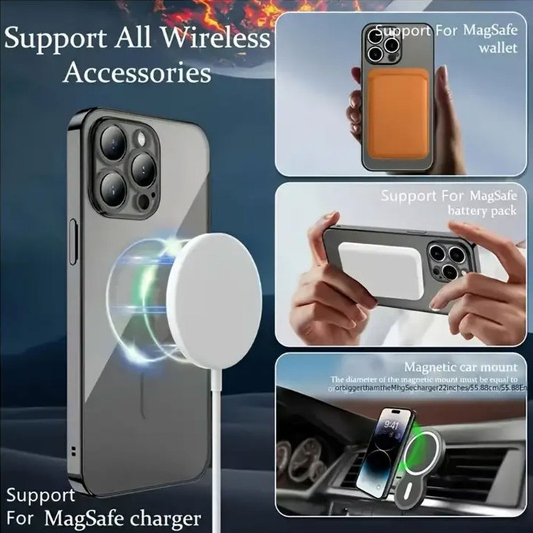 کاور اسپایدر مدل Silicone Magnetic Magsafe مناسب برای گوشی موبایل اپل Iphone 12 Pro