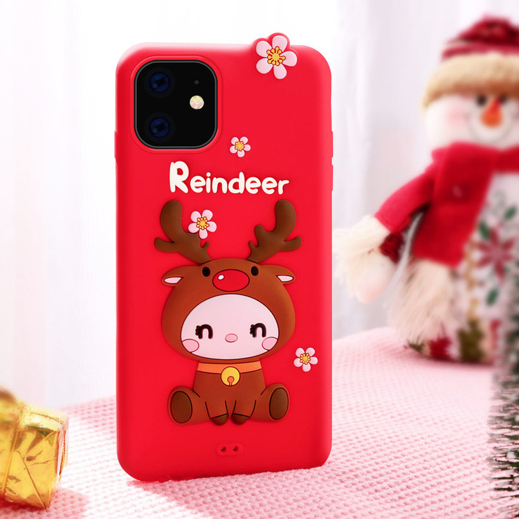 کاور لوفتر مدل Reindeer مناسب برای گوشی موبایل اپل Iphone 11 Pro Max به همراه بند