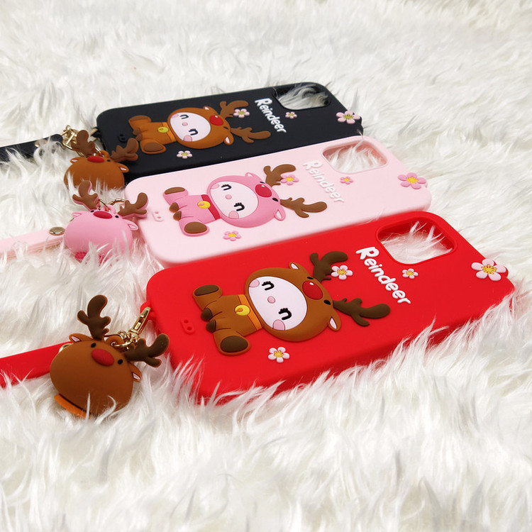کاور لوفتر مدل Reindeer مناسب برای گوشی موبایل اپل Iphone 11 Pro Max به همراه بند