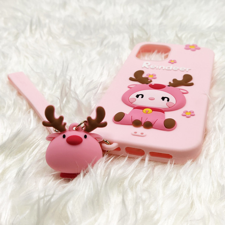 کاور لوفتر مدل Reindeer مناسب برای گوشی موبایل اپل Iphone 11 Pro Max به همراه بند