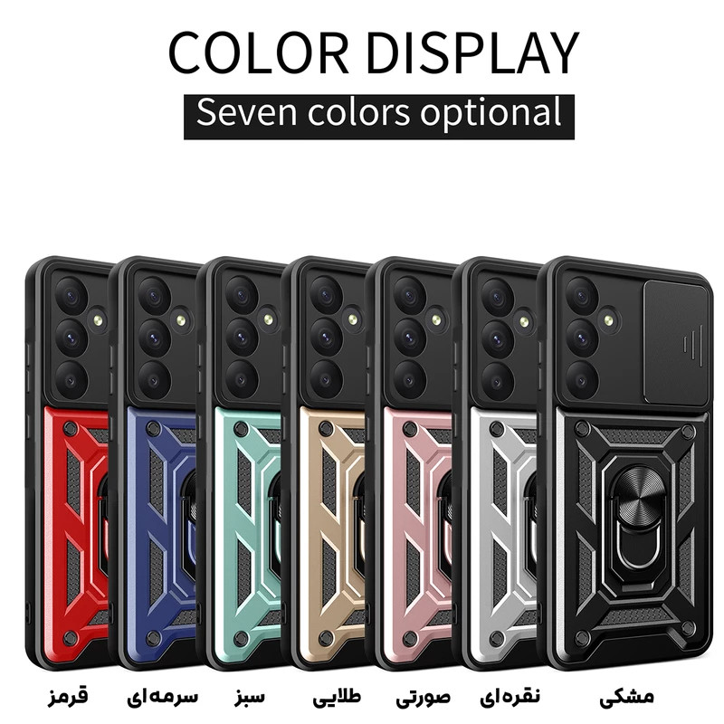 کاور اسپارتان مدل Defender Armor Strap مناسب برای گوشی موبایل سامسونگ Galaxy S24 FE به همراه بند