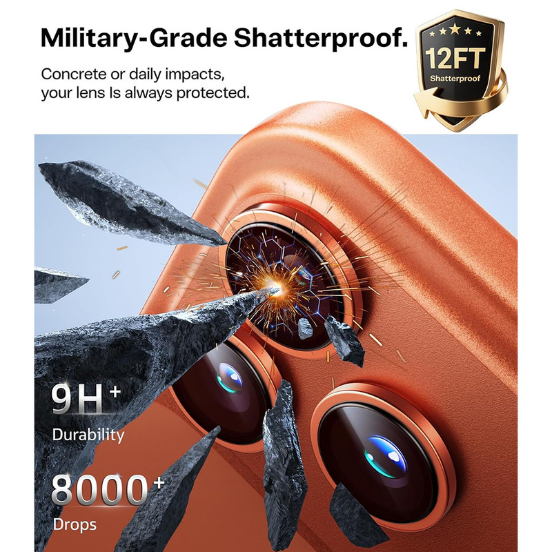کاور انتک مدل ProtectFull مناسب برای گوشی موبایل اپل iPhone 17 Pro به همراه محافظ لنز