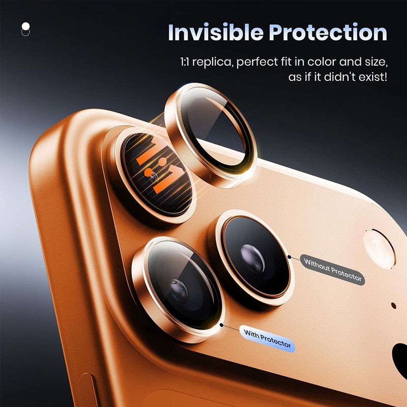 کاور انتک مدل ProtectFull مناسب برای گوشی موبایل اپل iPhone 17 Pro به همراه محافظ لنز