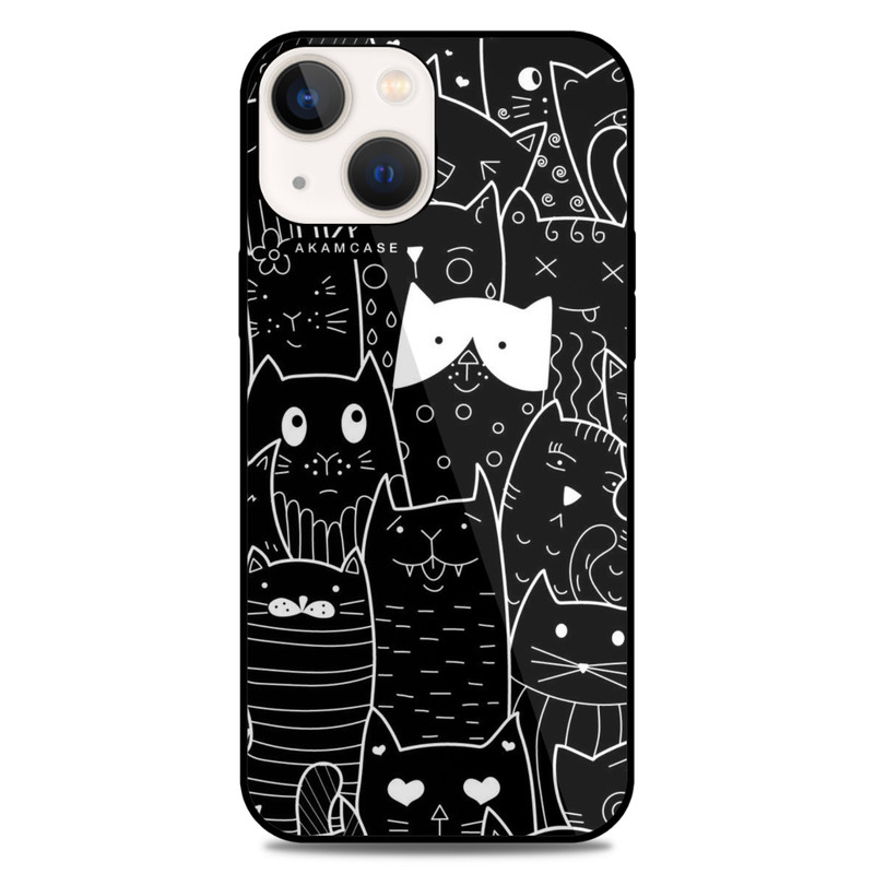 کاور آکام مدل AMC-WA13-CATS-38 مناسب برای گوشی موبایل اپل iPhone 13