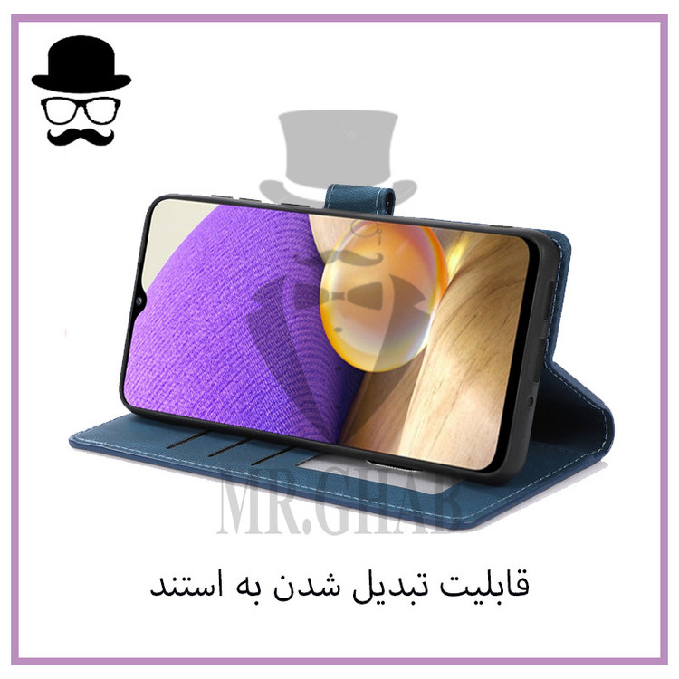 کیف کلاسوری مستر قاب مدل چرمی مناسب برای گوشی موبایل سامسونگ Galaxy A23 4G / 5G