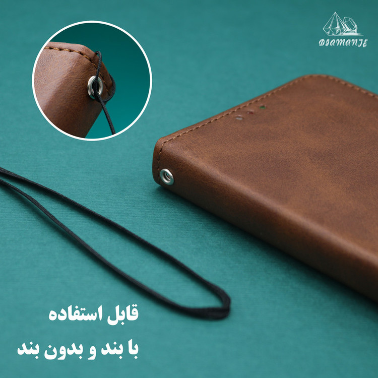 کیف کلاسوری دیامانته مدل Mortand Gn مناسب برای گوشی موبایل سامسونگ Galaxy A6