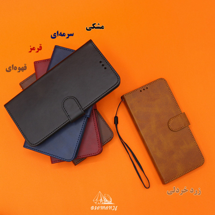 کیف کلاسوری دیامانته مدل gn مناسب برای گوشی موبایل ریلمی C51 به همراه بندآویز