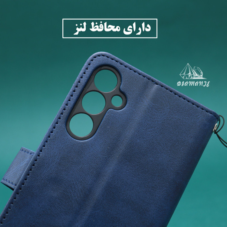 کیف کلاسوری دیامانته مدل Mortand Bk مناسب برای گوشی موبایل سامسونگ Galaxy S20 به همراه بندآویز