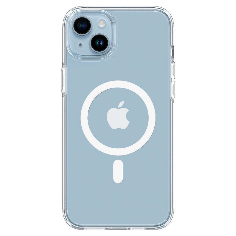 کاور اسپیگن مدل ultra hybrid clear magsafe مناسب برای گوشی موبایل اپل iphone 14