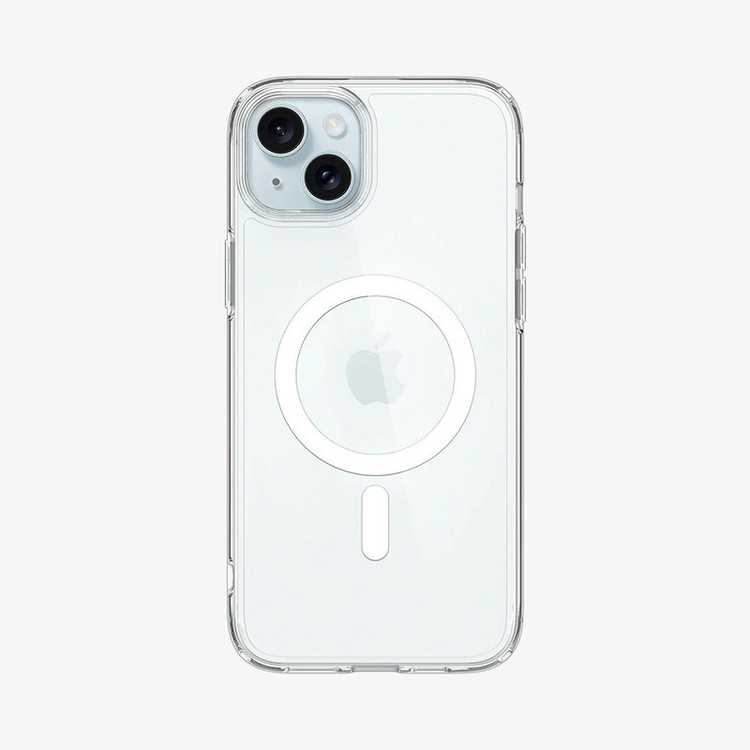 کاور اسپیگن مدل ultra hybrid clear magsafe مناسب برای گوشی موبایل اپل iphone 14
