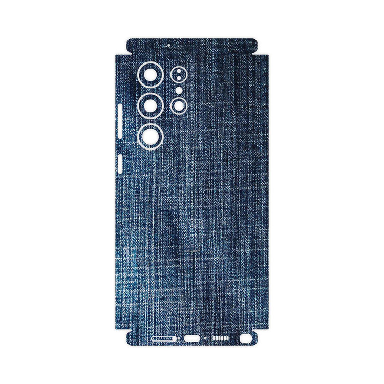 برچسب پوششی ماهوت مدل Fabric Texture 3-FullSkin مناسب برای گوشی موبایل سامسونگ Galaxy S23 Ultra