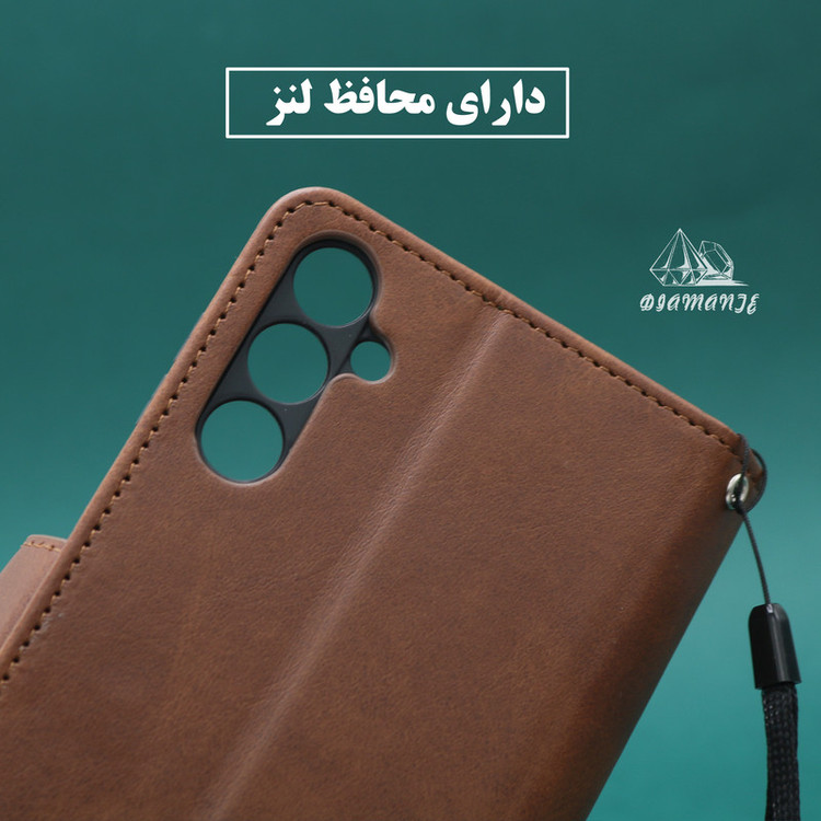 کیف کلاسوری دیامانته مدل Mortand Gn مناسب برای گوشی موبایل شیائومی Redmi Note 15 4G به همراه بندآویز