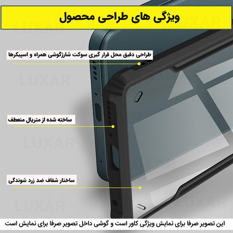 کاور لوکسار مدل a06 -Vetra مناسب برای گوشی موبایل سامسونگ Galaxy A06