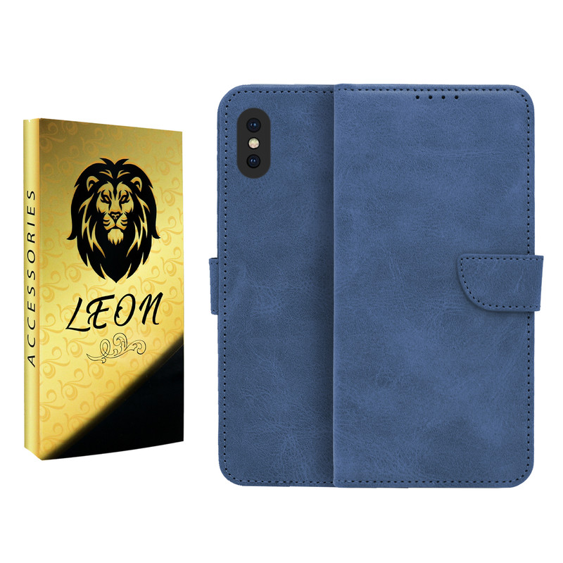 کیف کلاسوری لئون مدل Bers Oro مناسب برای گوشی موبایل اپل iPhone X
